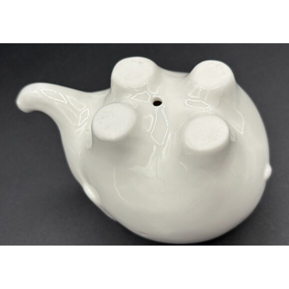 Mini Ceramic Elephant Shaped Planters Pots for Succulents Set of 3 Mod White - Picture 7 of 16